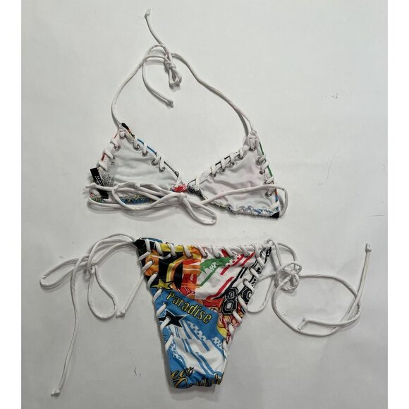 Jaded London Aventura Bikini in Couture Print - Picture 3 of 4